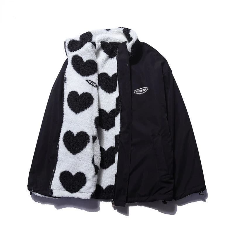 Amora | Reversible Heart Coat