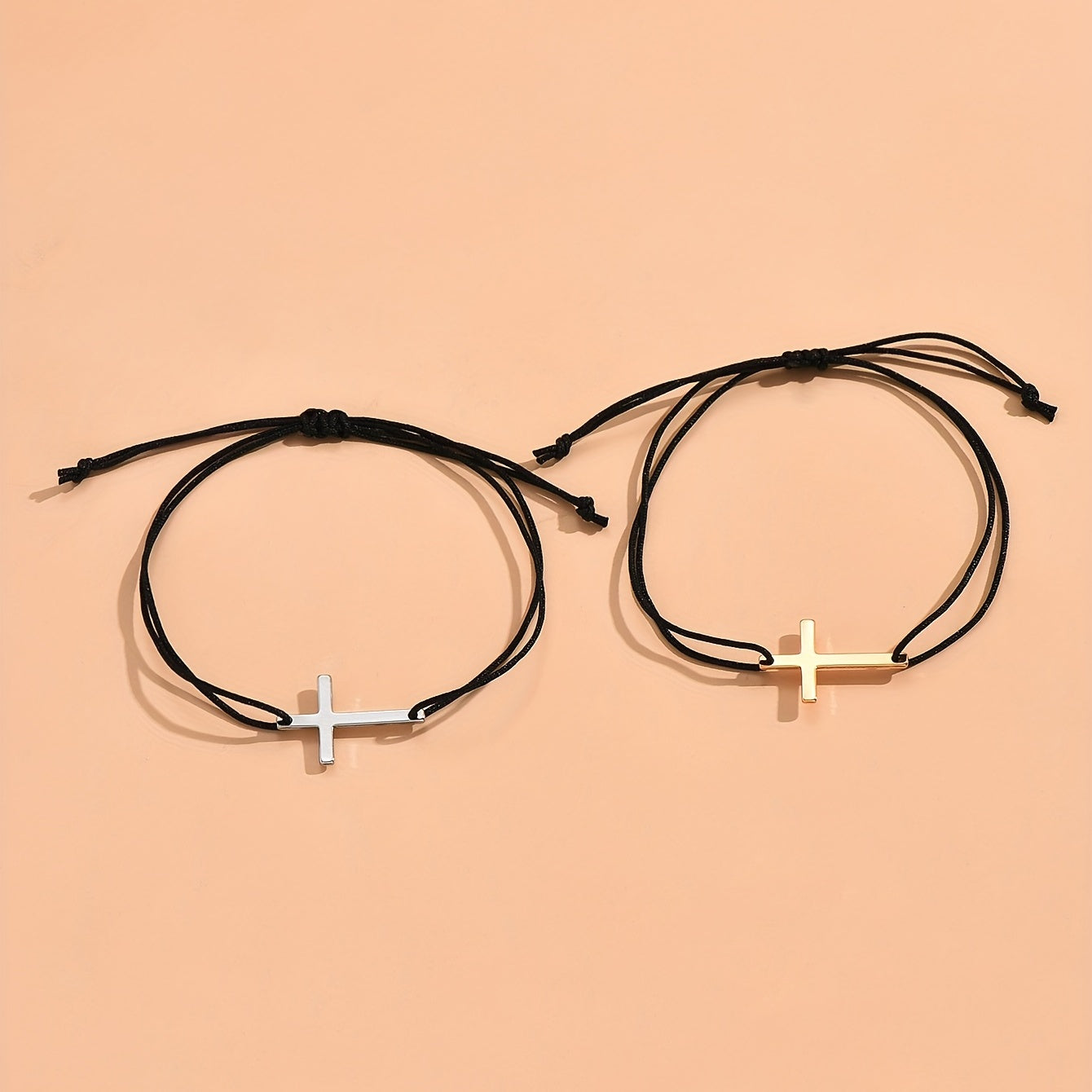 Columbus™ | Pair Cross braided bracelet