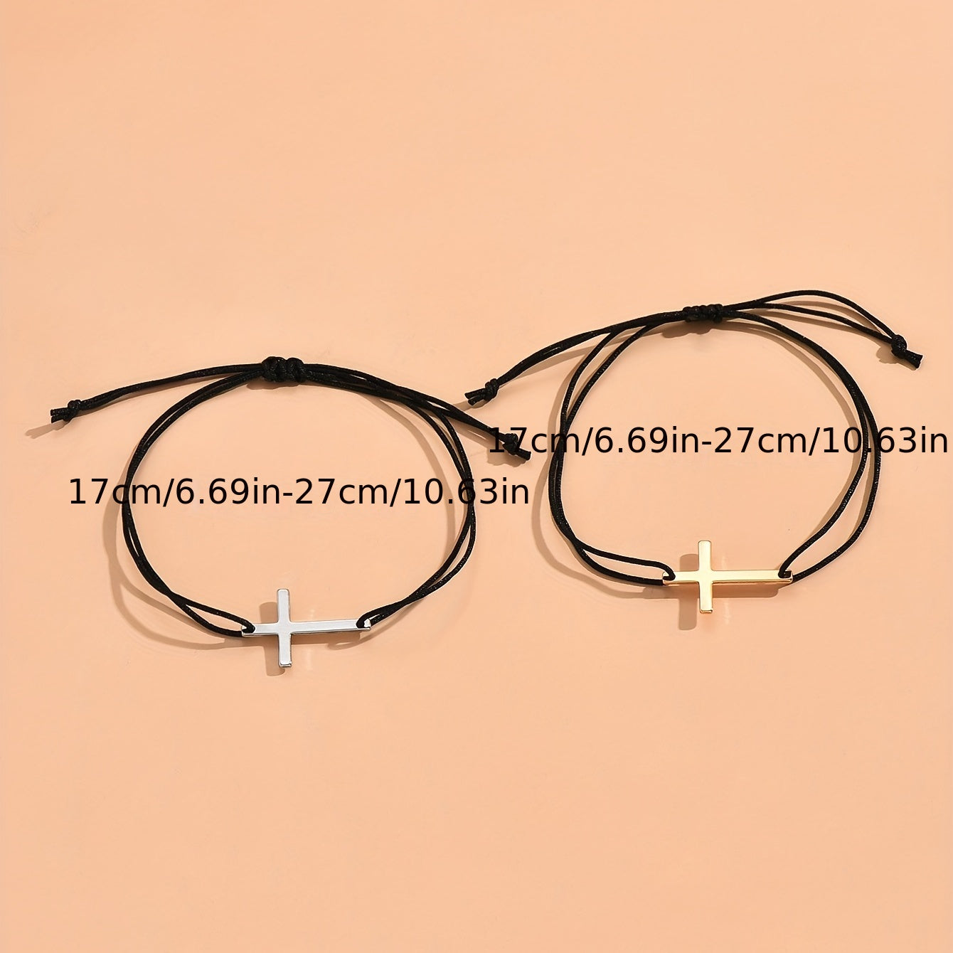 Columbus™ | Pair Cross braided bracelet