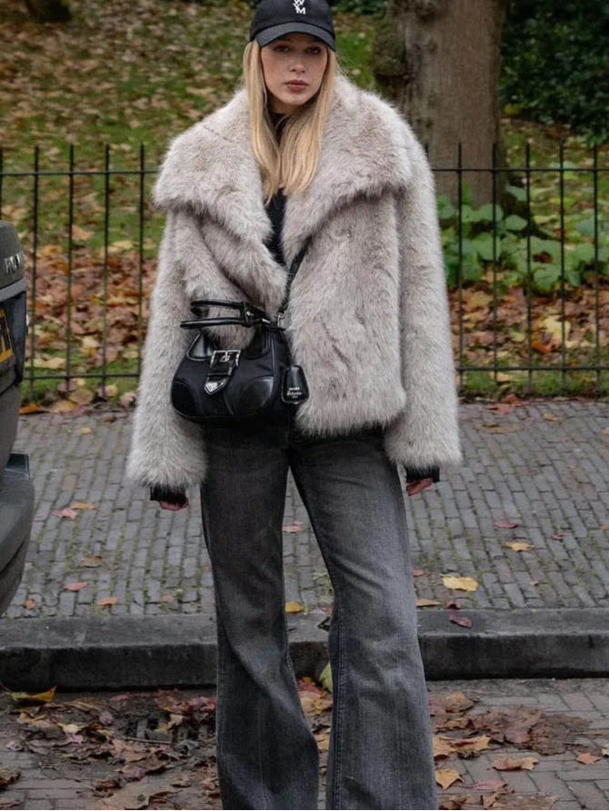 Columbus™ | Cropped Faux Fur Coat