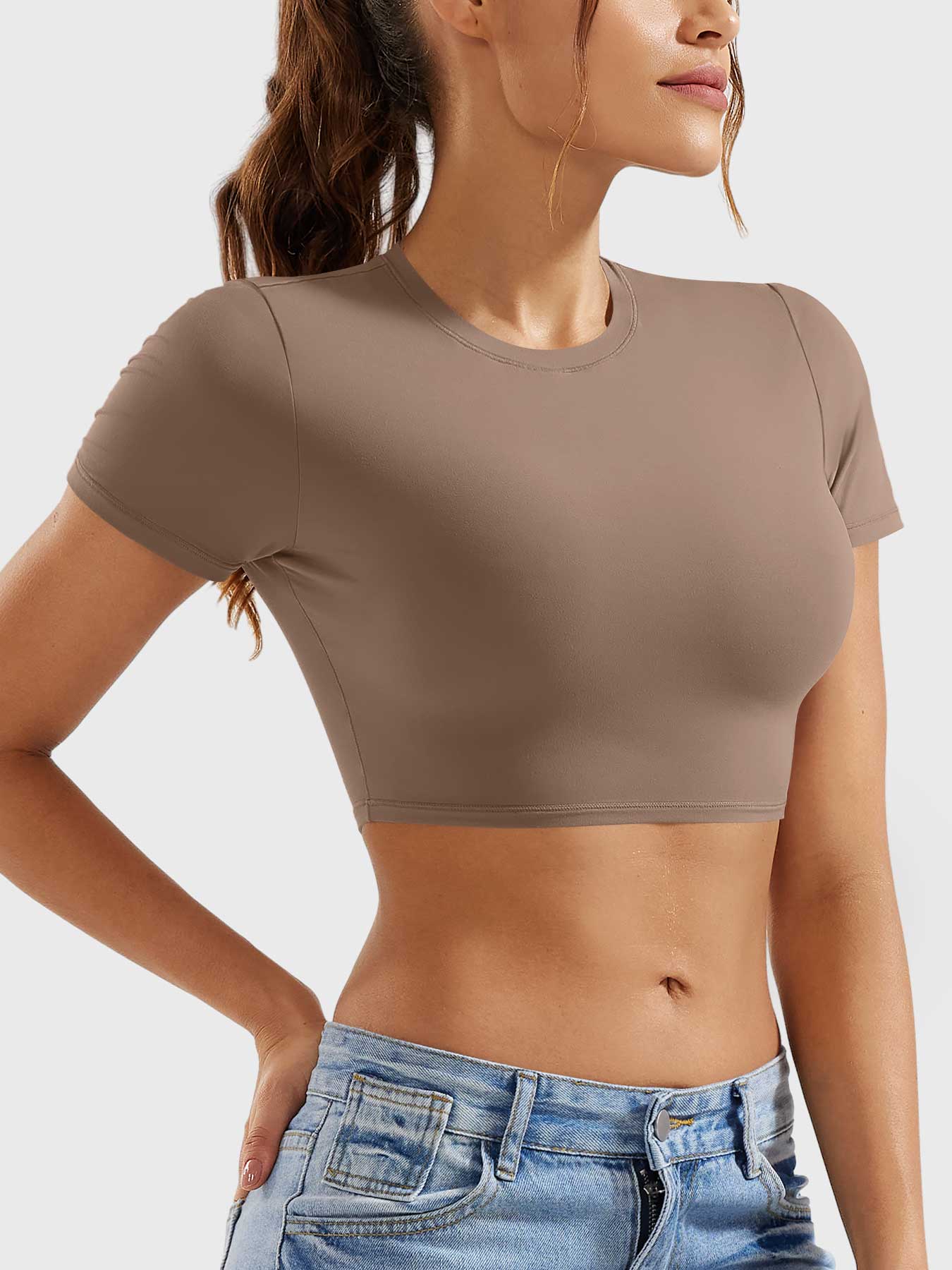 COLINE™ | Short Sleeves Crop Top