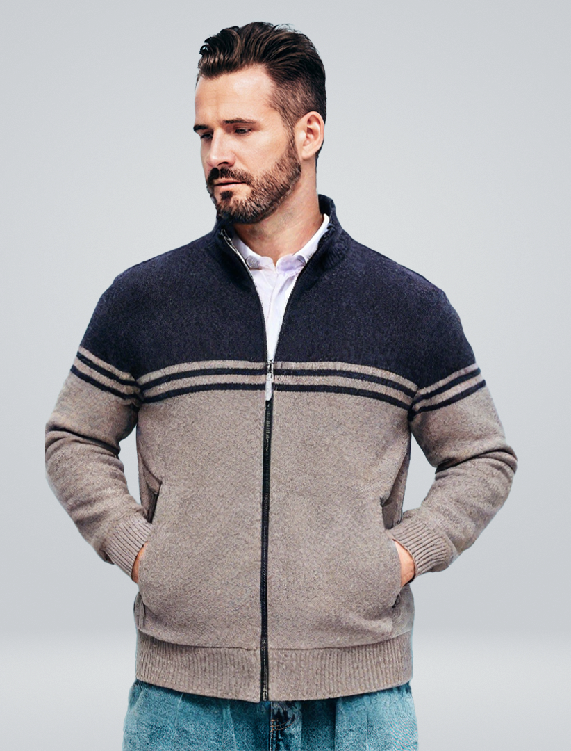 Lorenz™ | Striped Knit Cardigan