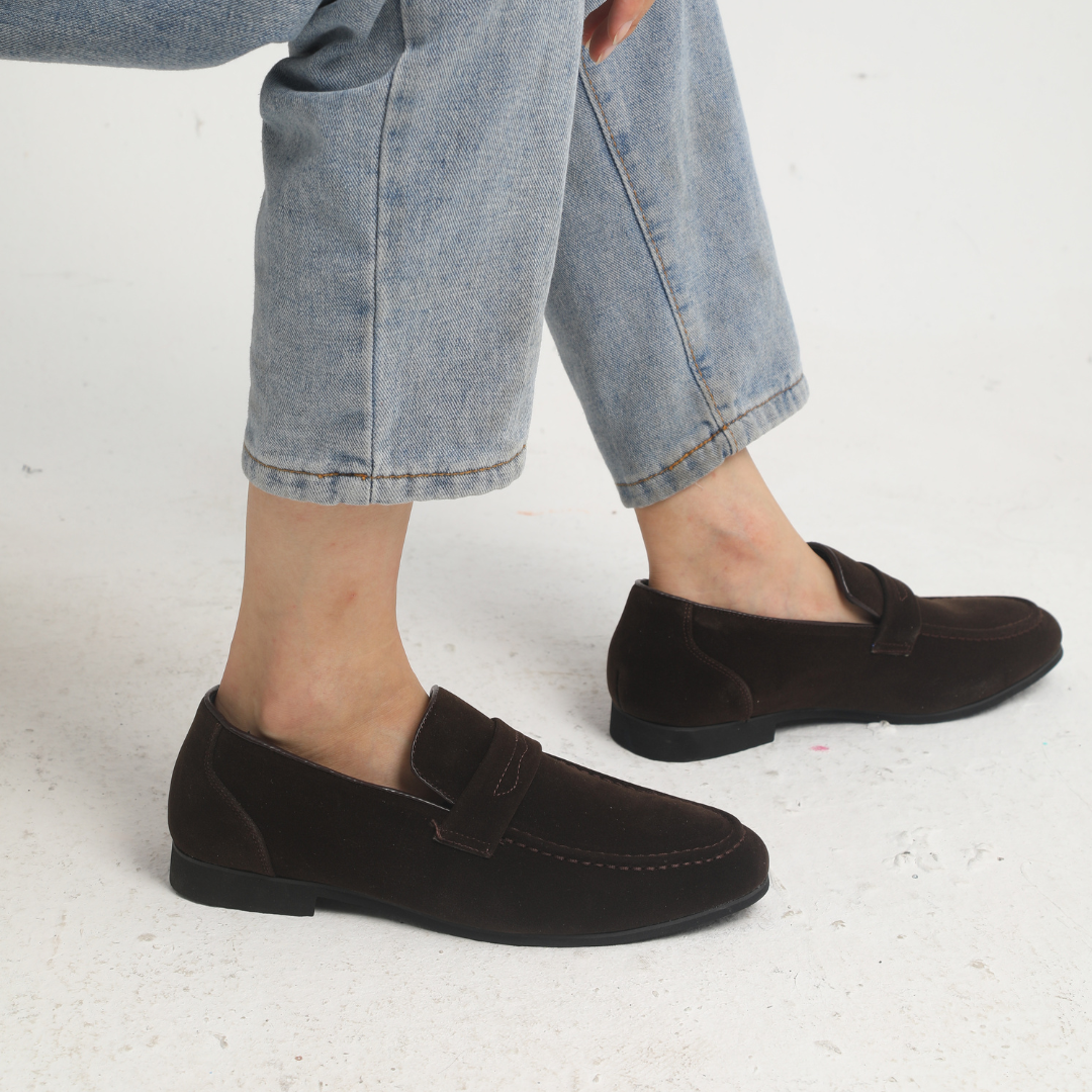 Columbus™ | Suede Penny Loafers