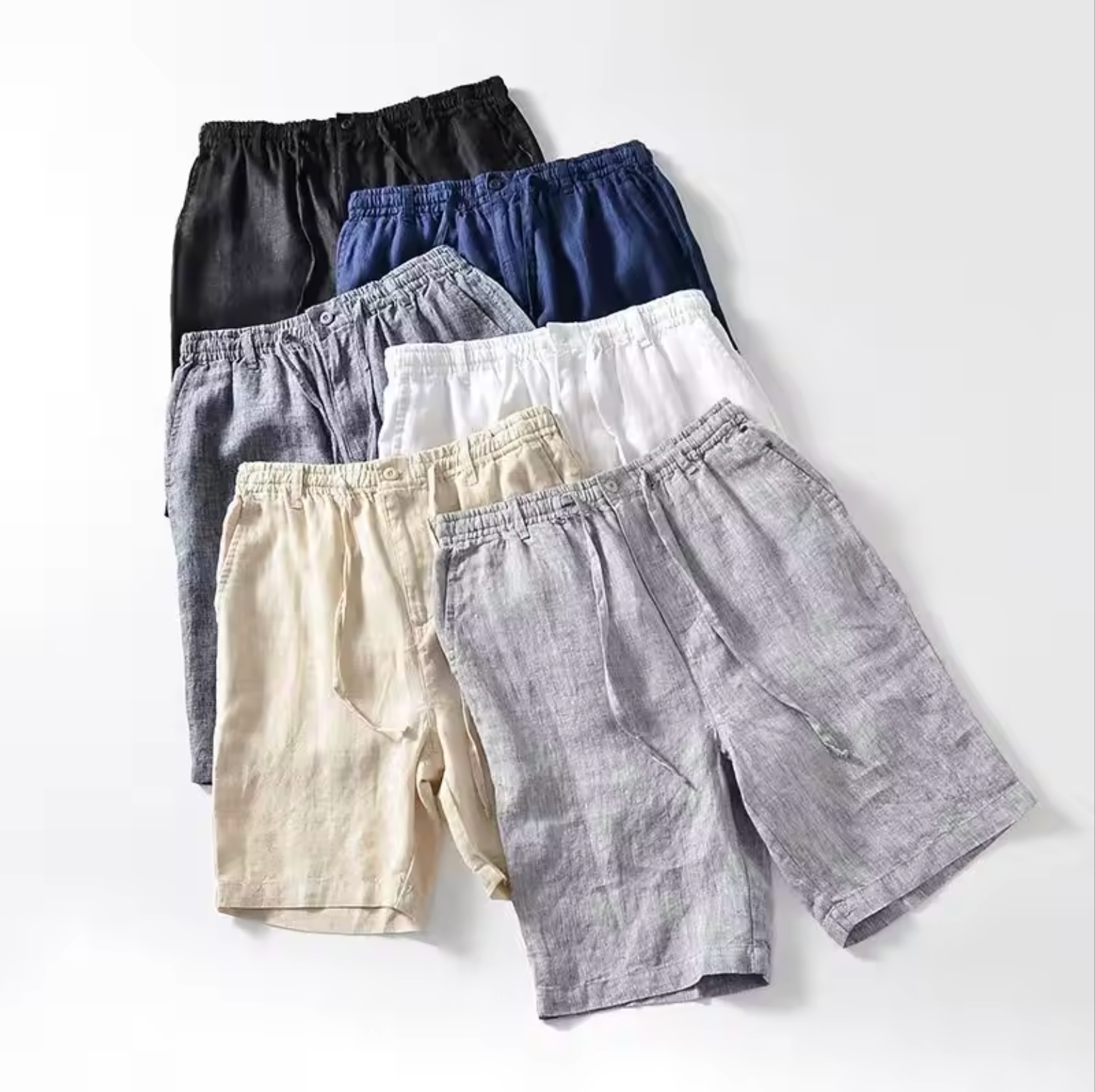 Columbus™ | 100% Linen Shorts