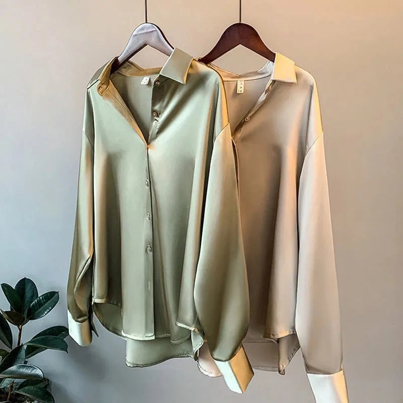 CAMICIA™ | Satin Blouse