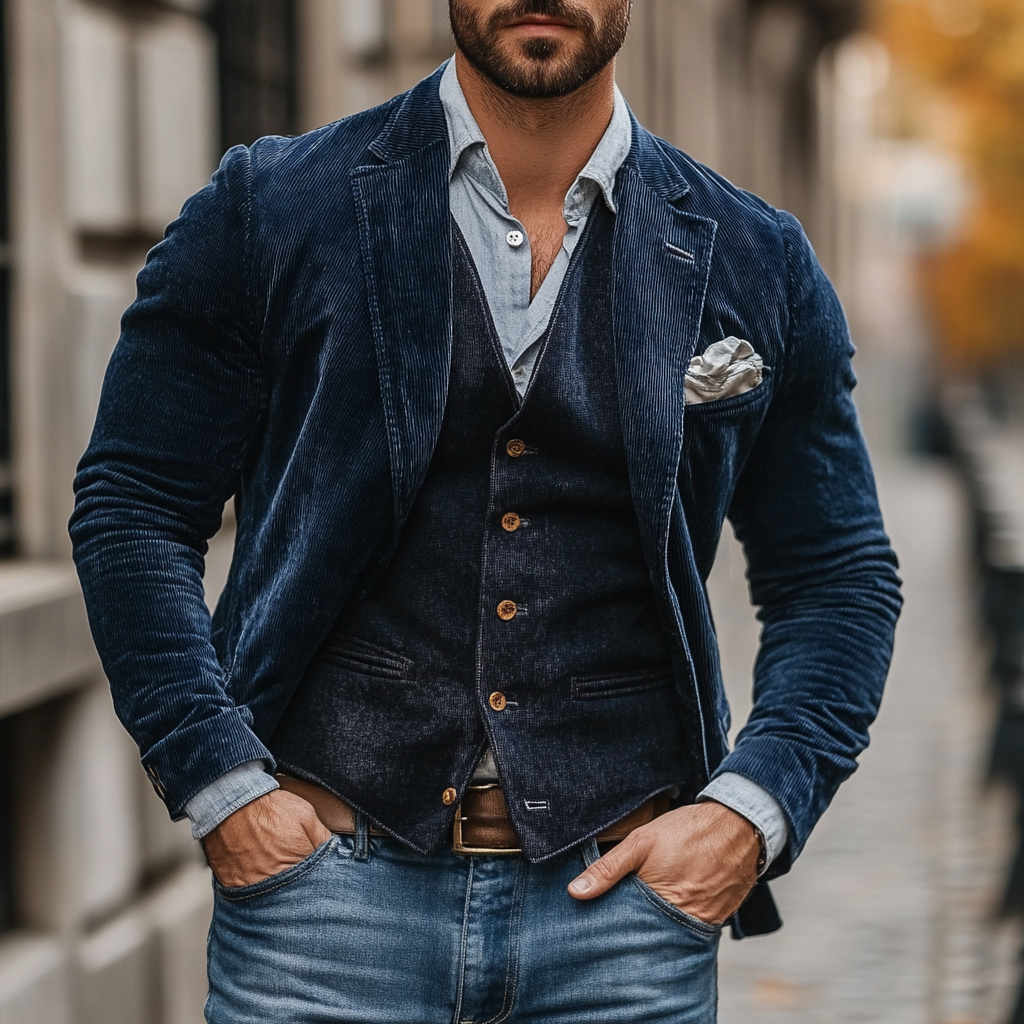 Columbus™ | Classic blazer and waistcoat set