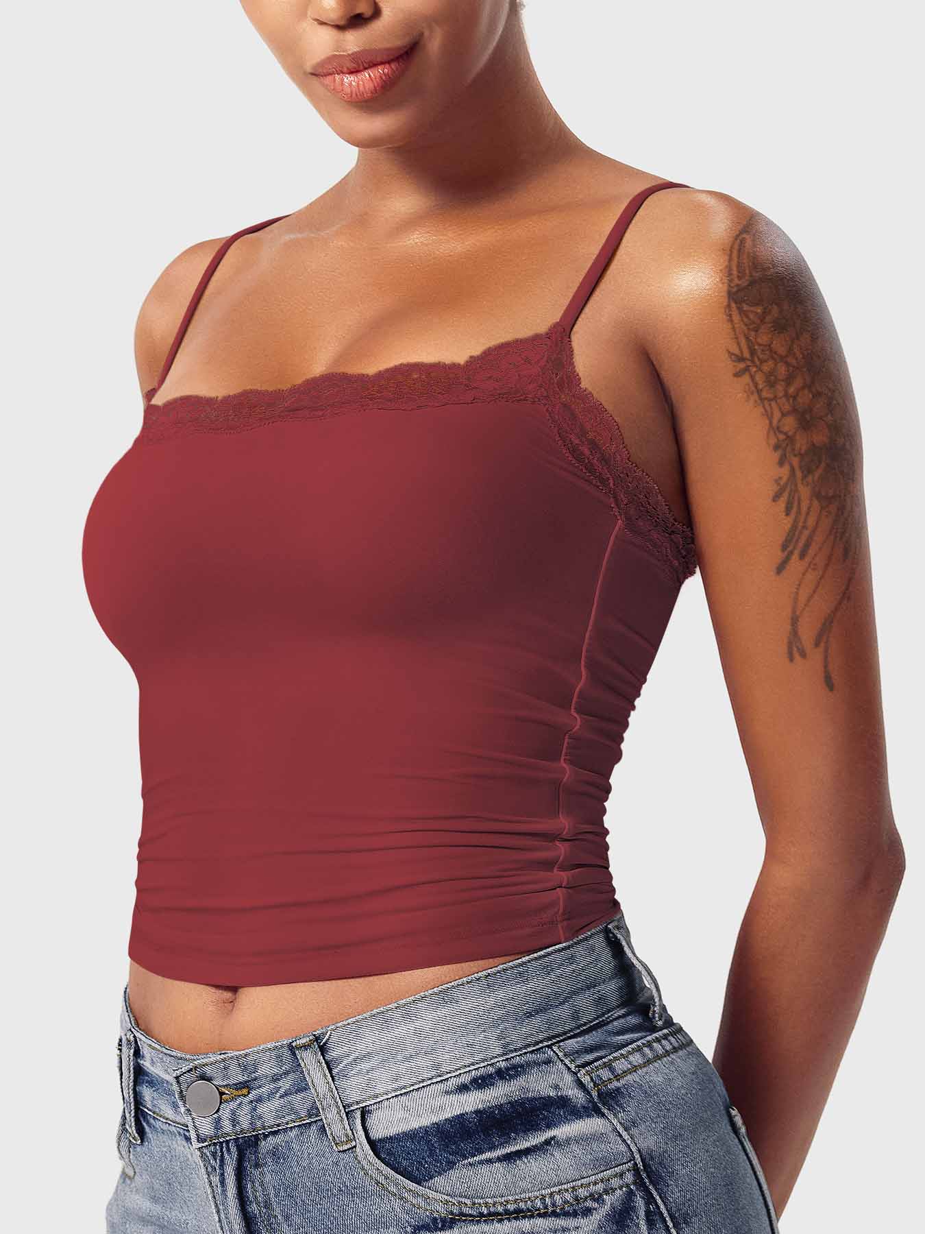 ANNABELLE™ | Square Neck Lace Tank